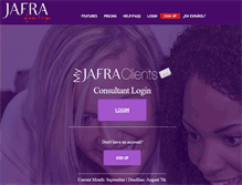 Tablet Screenshot of myjafraclients.com